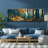 Painting by Numbers Panoramic forest Path